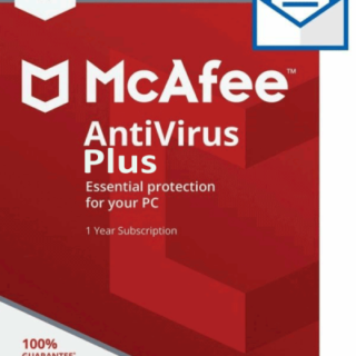 McAfee Antivirus 1 User 3 Year